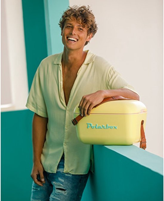 Polarbox - Koelbox - met Schouderband - Geel - 12 Liter - 40x26x(H)23cm