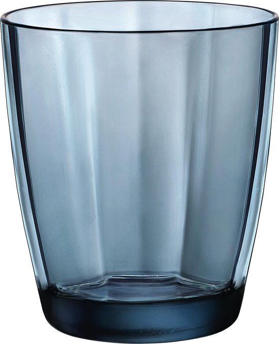 Bormioli Rocco Pulsar waterglas - 30 cl - Blauw - Set-6