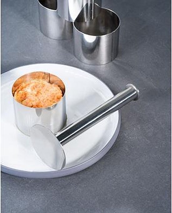 Cosy&Trendy Garneercirkel - Rond Met Voedselstamper - Ø 7 cm - Set-4