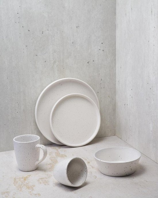 Cosy&Trendy Beker Punto White 35 cl - Set-6