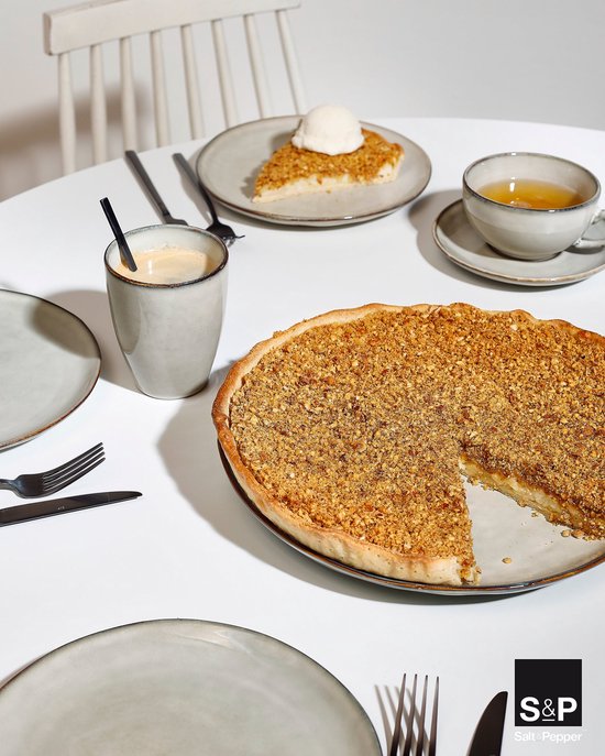 Salt & Pepper Serviesset Artisan Green - 12-delig / 4 personen - 4 dinerborden, 4 ontbijtborden en 4 kommen