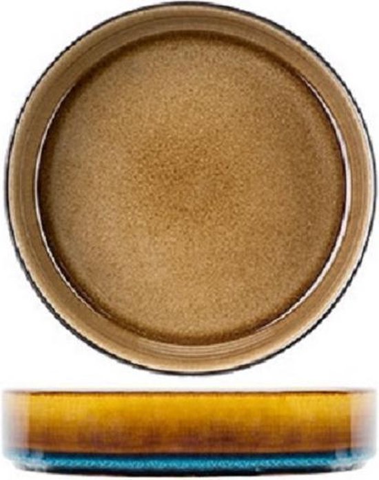 Cosy&Trendy Quintana Amber diep bord - Ø 19,5 cm - Set-3