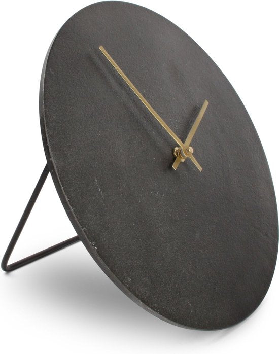 Salt&Pepper - Tafelklok - 20cm - zwart - Zone