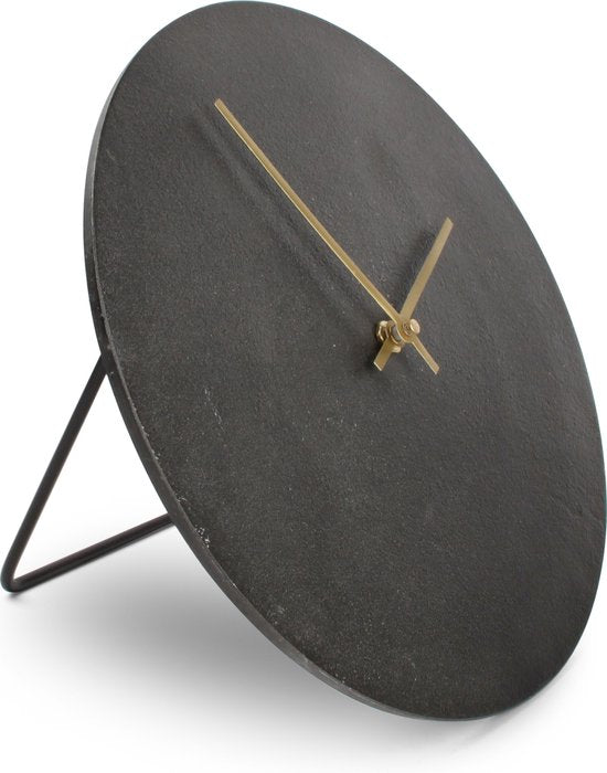 Salt&pepper - Tafelklok - 26cm - zwart - Zone