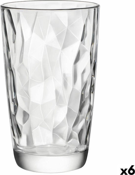 Bormioli Rocco Diamond longdrinkglas - 47 cl - Set-6