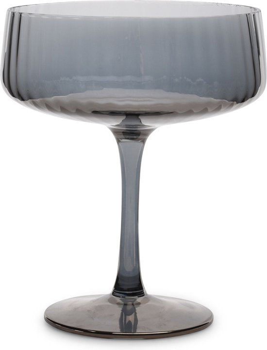 S|P Collection Champagneglas 23cl coupe smoked Ray - set/4