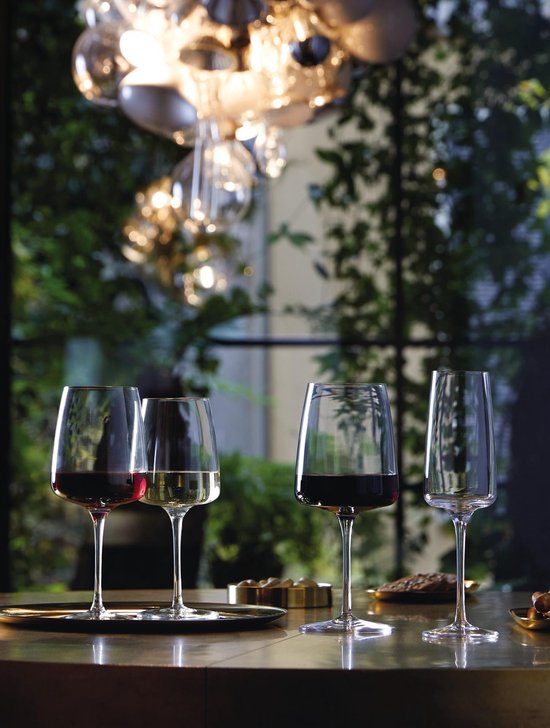 Bormioli Rocco Witte Wijnglazen Nexo - 380 ml - Set van 6 Wijnglazen / Drinkglazen - Kristalhelder Glaswerk - Duurzaam & Vaatwasserbestendig voor Witte Wijn en Aperitieven