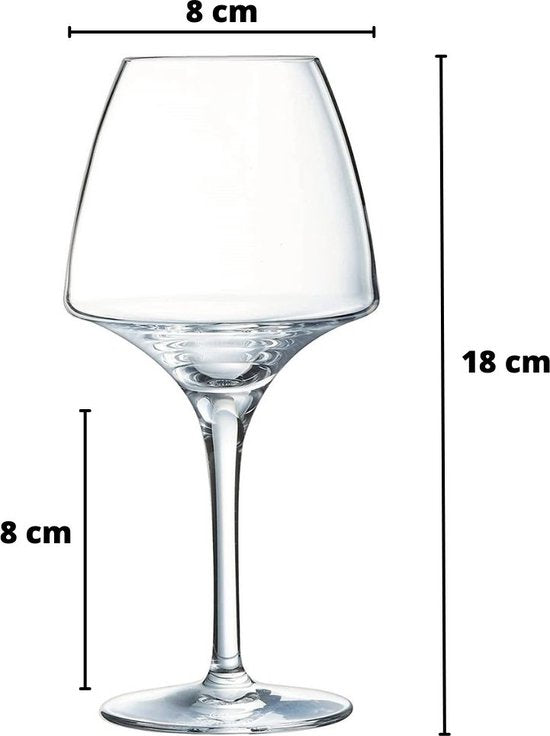 Chef&Sommelier Open Up Wijnglas Pro Tasting - Rond - 32 cl - Helder - Set-6