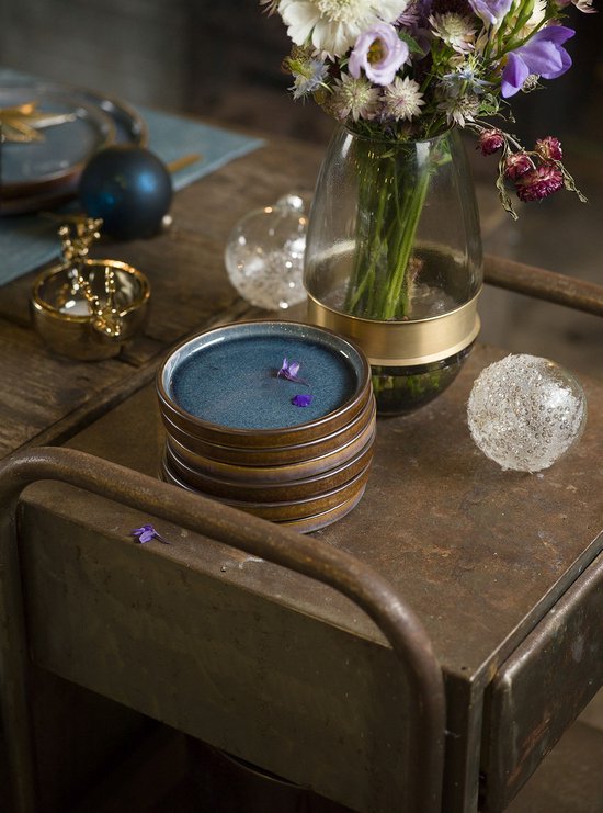 Cosy&Trendy Quintana Blue Dessertbord - Ø 22 cm