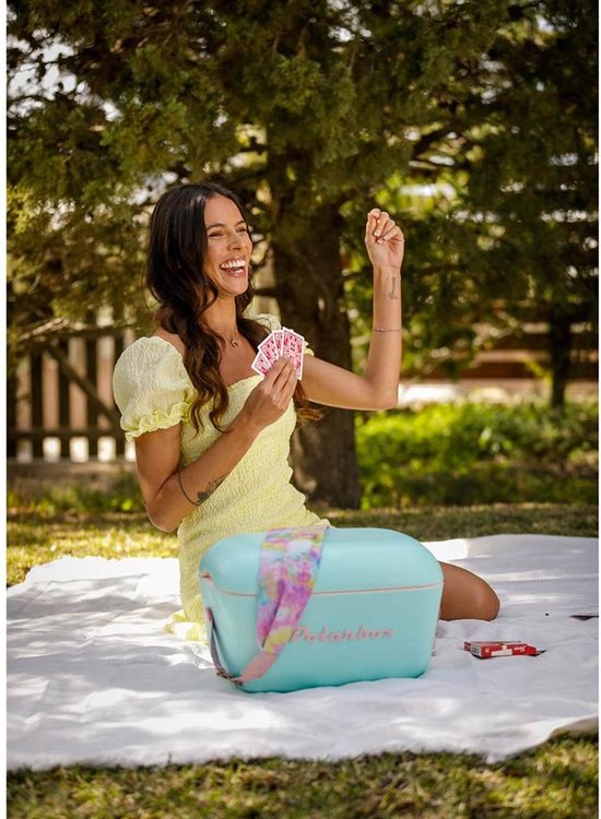 Polarbox Koelbox met Schouderband - Pastelgroen - 20 Liter - 45x30x(H)27cm
