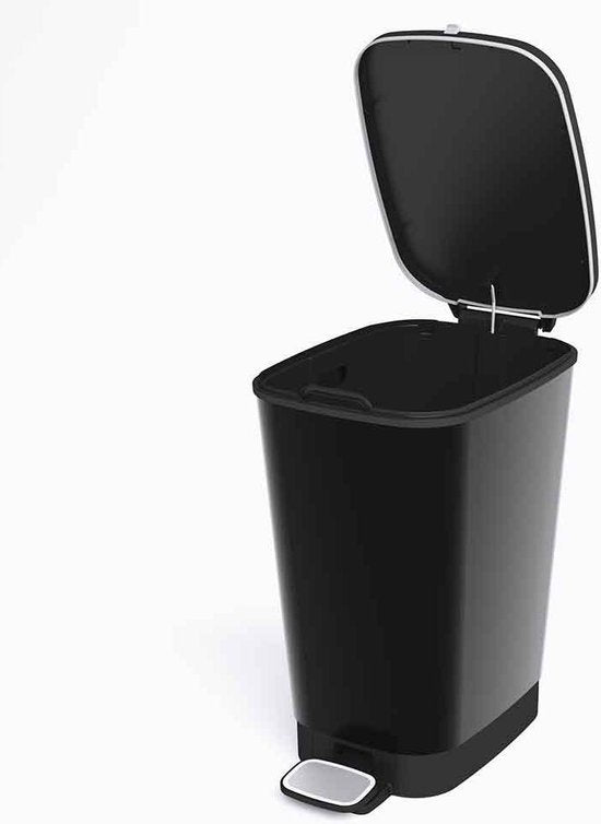 Chic Bin Style Prullenbak M - 23L - 26,5x40,5x45 - Mat zwart