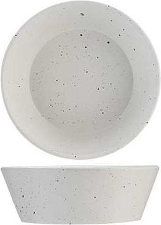 Cosy&Trendy Punto White kom - Ø 15,5 x 5,5 cm - Set-6