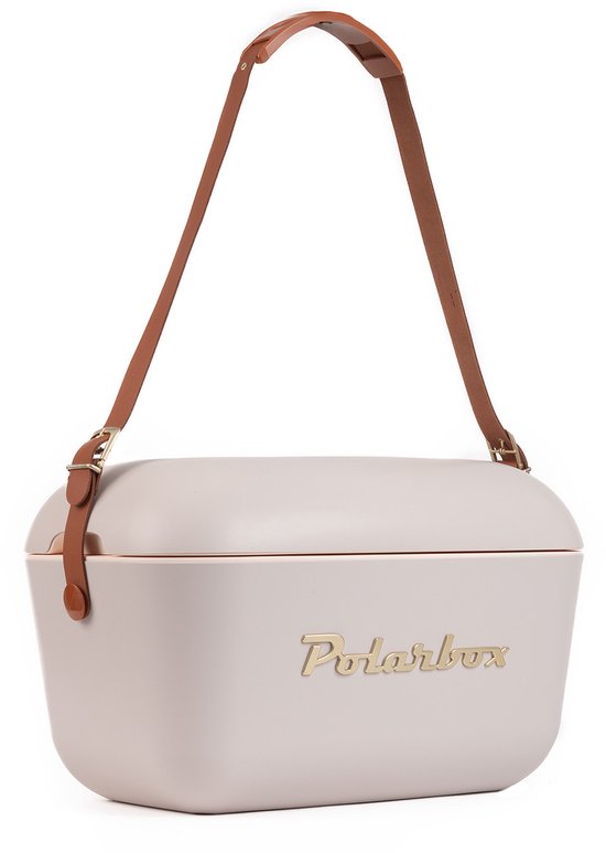 Polarbox Koelbox met schouderband 20L - 46x32x30cm - Pearl-Gold
