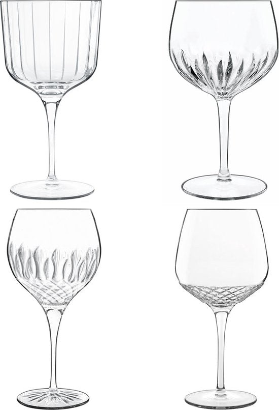 Luigi Bormioli Mixology - Ginglas - Gemengde set - 4 stuks
