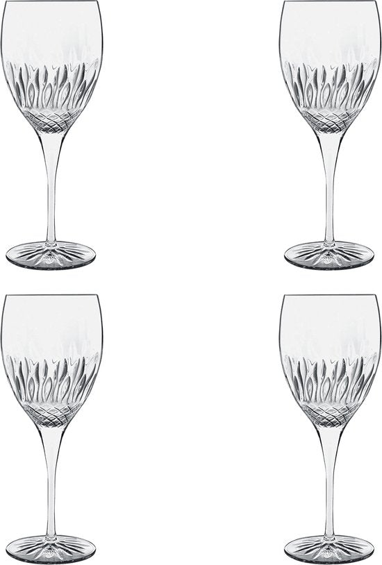 Bormioli Luigi Diamante - Wijnglas - 52 cl - 4 stuks