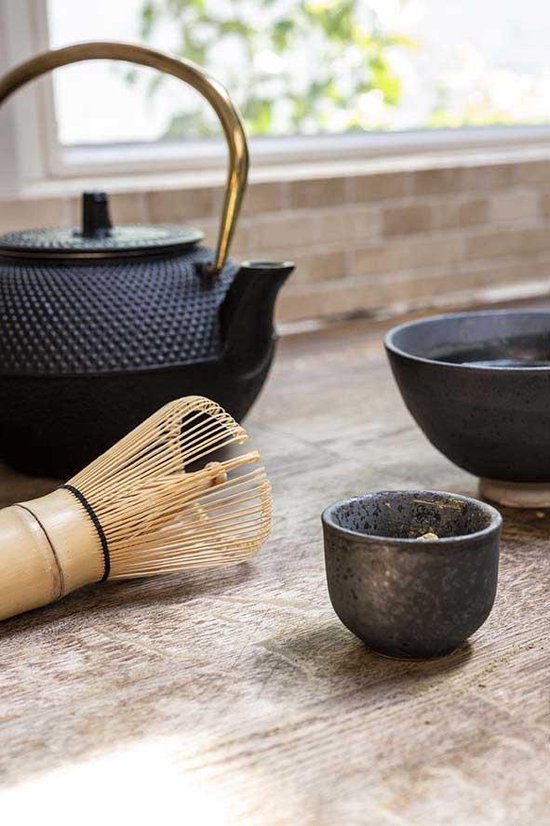 Cosy & Trendy Shinto Theepot - 1L2 - Zwart - Koper Handvat