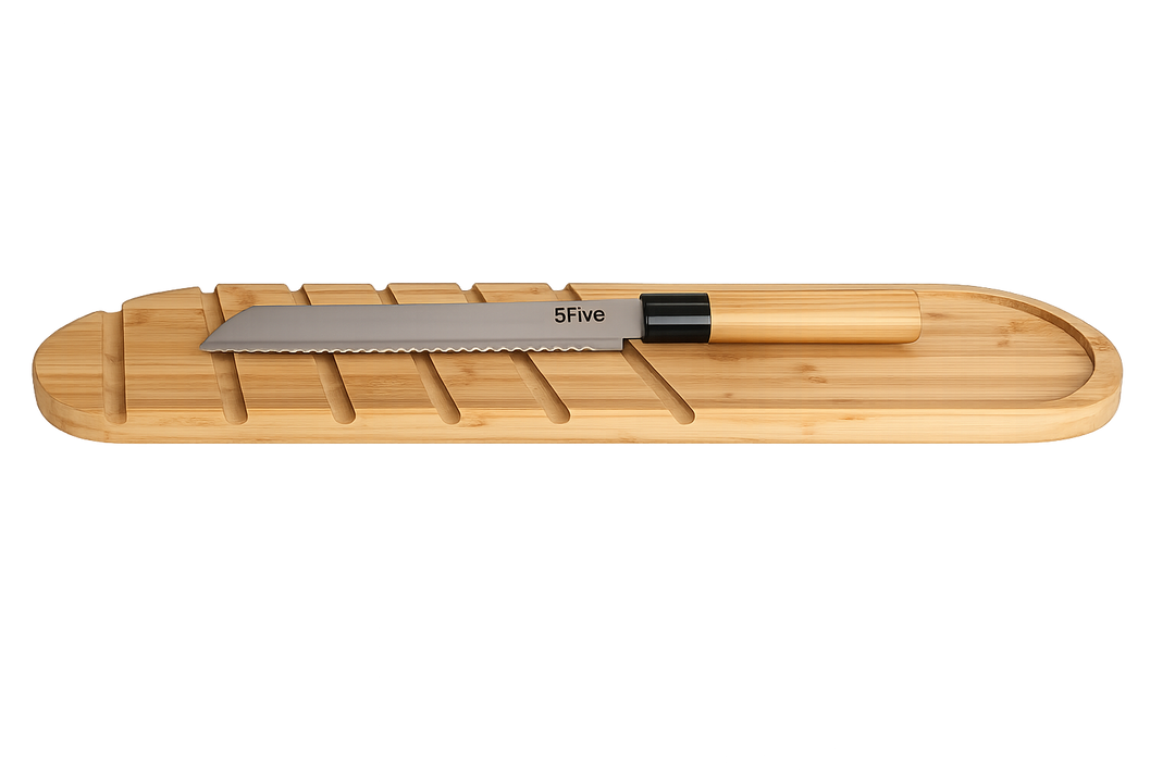 Cosy & Trendy Broodplank Bamboe - Met mes - 50 cm x 14 cm
